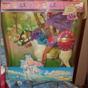 VINTAGE 1996 KID KORE LEGENDS OF ANCIENT LANDS GREEK WARRIOR & HORSE NEW IN BOX